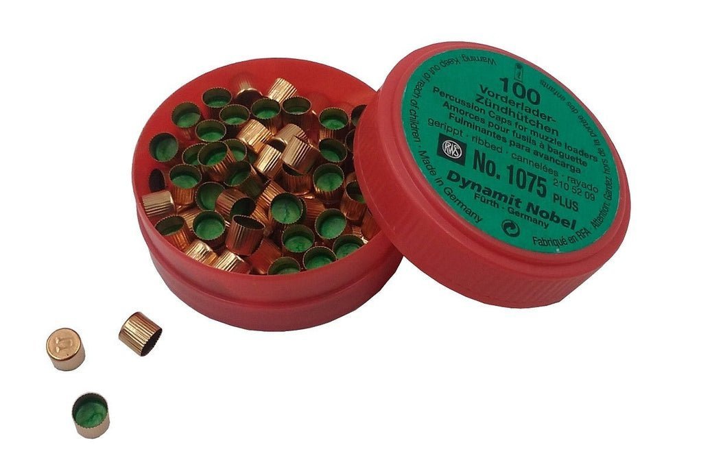 RWS® 11 Percussion Caps No.1075 250 to 1000 Pack Sportsmans Reloads and Guns